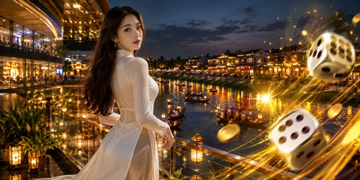 Chơi tài xỉu trực tuyến tại Hội An với trang phục áo dài truyền thống